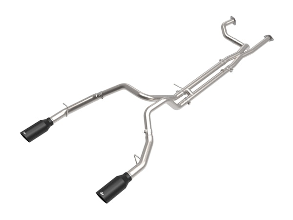 AFE 49-32084-B Vulcan Series 3 IN 304 Stainless Steel Cat-Back Exhaust System w/Black Tip