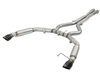 AFE 49-33088-B MACH Force-Xp Cat-Back Exhaust System w/Muffler-Black Tip