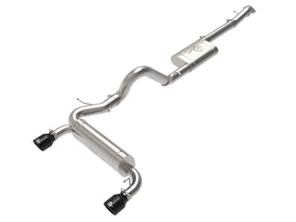 AFE 49-33138-B Vulcan Series 3 IN to 2-1/2 IN Stainless Steel Cat-Back Exhaust System Black