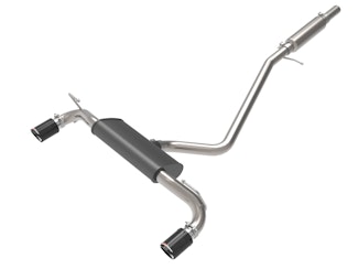 AFE 49-33142-C Vulcan Series 2-1/2 IN 304 Stainless Steel Cat-Back Exhaust System Carbon