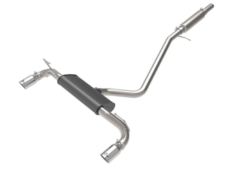 AFE 49-33142-P Vulcan Series 2-1/2 IN 304 Stainless Steel Cat-Back Exhaust System Polished