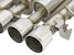 AFE 49-34082-P MACHForce XP Axle-Back Exhaust System