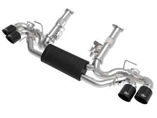 AFE 49-34124-B MACH Force-Xp 2-1/2 IN 304 Stainless Steel Cat-Back Exhaust w/Black Tips