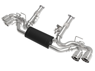 AFE 49-34124-P MACH Force-Xp 2-1/2 IN 304 Stainless Steel Cat-Back Exhaust w/Polished Tips