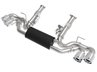 AFE 49-34127-P MACH Force-Xp 2-1/2 IN 304 Stainless Steel Cat-Back Exhaust w/Polished Tips