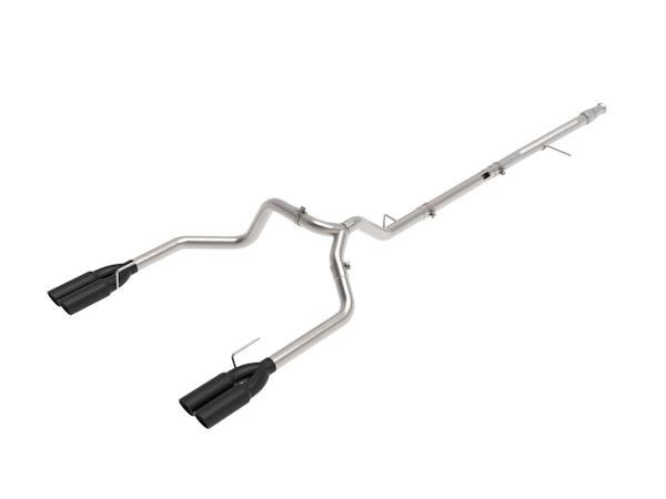 AFE 49-34130-B Vulcan Series 3 IN 304 Stainless Steel DPF-Back Exhaust System w/ Black Tip