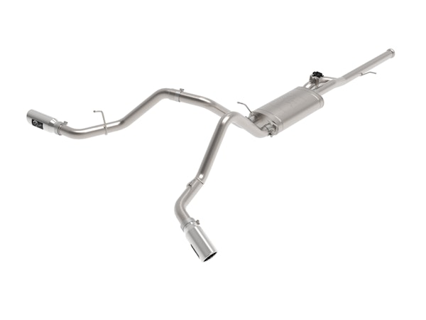 AFE 49-34132-P Gemini XV 3 IN 304 Stainless Steel Cat-Back Exhaust System w/ Cut-Out Polished