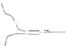 AFE 49-34132-P Gemini XV 3 IN 304 Stainless Steel Cat-Back Exhaust System w/ Cut-Out Polished