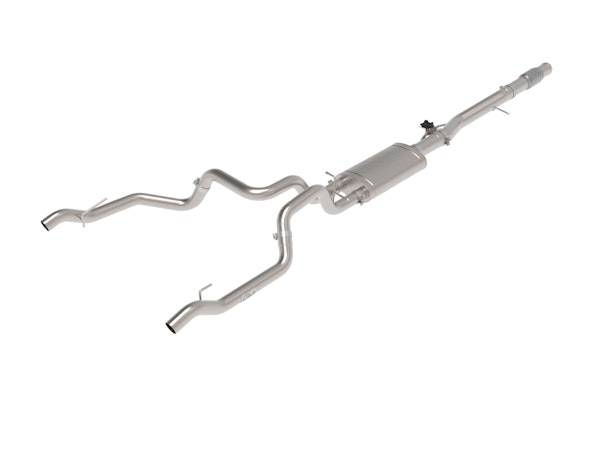 AFE 49-34140 Gemini XV 3 IN 304 Stainless Steel Cat-Back Exhaust System w/ Cut-Out