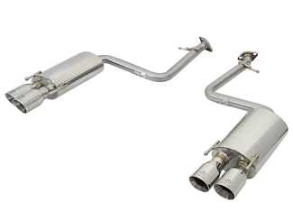 AFE 49-36037-P Takeda 2in Stainless Steel Axle-Back Exhaust Sys w/Polished Tips