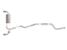 AFE 49-36050-P Takeda 3 IN to 2-1/2 IN 304 Stainless Steel Cat-Back Exhaust System w/Polish Tip