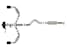 AFE 49-36067-B Gemini XV 3 IN to 2-1/2 IN 304 Stainless Steel Cat-Back Exhaust w/ Cut-Out Black