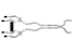 AFE 49-36351-B MACH Force-Xp 3 IN to 2-1/2 IN Stainless Steel Cat-Back Exhaust System Black
