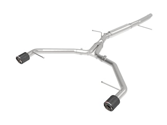 AFE 49-36419-C MACH Force-Xp 3 IN to 2-1/2 IN Stainless Steel Axle-Back Exhaust System Carbon