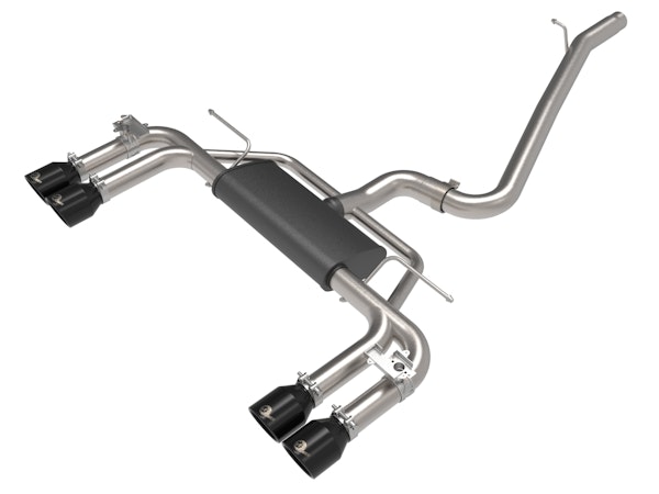 AFE 49-36442-B MACH Force-Xp 3 IN to 2-1/2 IN Stainless Steel Cat-Back Exhaust System Black