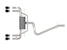 AFE 49-36442-B MACH Force-Xp 3 IN to 2-1/2 IN Stainless Steel Cat-Back Exhaust System Black