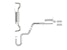 AFE 49-36453 MACH Force-Xp 3 IN to 2-1/2 IN 304 Stainless Steel Cat-Back Exhaust System
