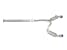 AFE 49-36701-L Takeda 3 IN to 2-1/2 IN 304 Stainless Steel Cat-Back Exhaust System w/Blue Flame