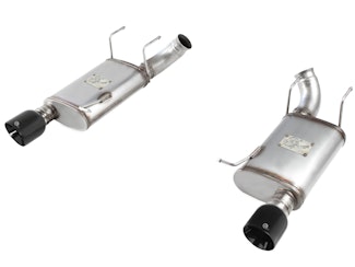 AFE 49-43052-B MACH Force-Xp 3 IN 409 Stainless Steel Axle-Back Exhaust System w/Black Tip AFE 49-43052-B MACH Force-Xp 3 IN 409 Stainless Steel Axle-Back Exhaust System w/Black Tip