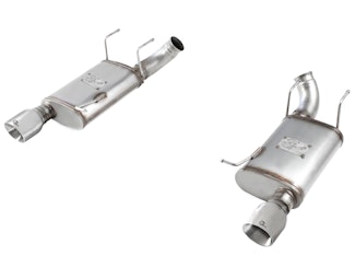 AFE 49-43052-P MACH Force-Xp 3 IN 409 Stainless Steel Axle-Back Exhaust System w/Polished Tip AFE 49-43052-P MACH Force-Xp 3 IN 409 Stainless Steel Axle-Back Exhaust System w/Polished Tip