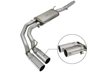 AFE 49-43079-P Rebel Series Cat-Back Exhaust System