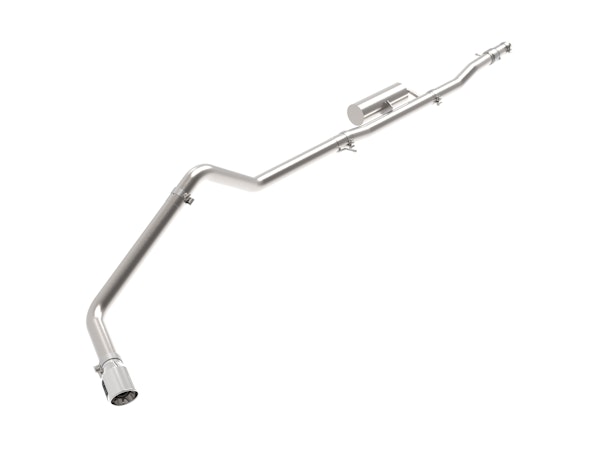 AFE 49-43118-P Apollo GT Series 3 IN 409 Stainless Steel Cat-Back Exhaust System w/ Polish Tip