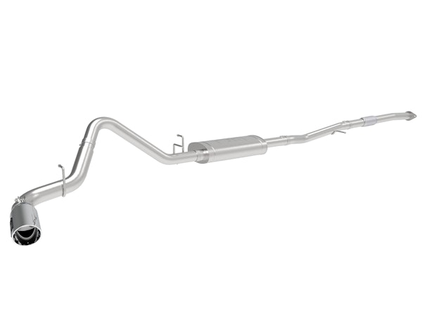 AFE 49-44108-P Apollo GT Series 3 IN 409 Stainless Steel Cat-Back Exhaust System w/ Polish Tip