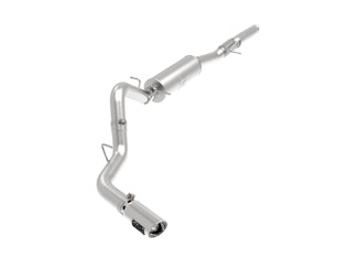 AFE 49-44116-P Apollo GT Series 4 IN 409 Stainless Steel Cat-Back Exhaust System w/ Polish Tip