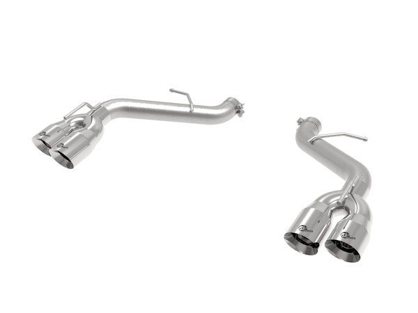 AFE 49-44119NM-P MACH Force-Xp 2-1/2 IN 409 Stainless Steel Axle-Back Exhaust System Polished