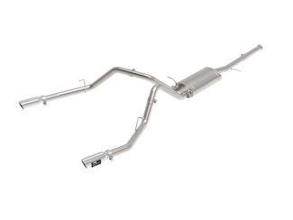 AFE 49-44135-P Apollo GT Series 3 IN Cat-Back Exhaust System w/ Dual Rear Exit w/ Polish Tips AFE 49-44135-P Apollo GT Series 3 IN Cat-Back Exhaust System w/ Dual Rear Exit w/ Polish Tips