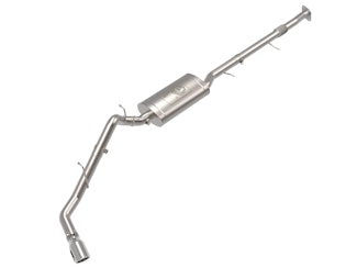 AFE 49-44141-P Apollo GT Series 3 IN 409 Stainless Steel Cat-Back Exhaust System w/ Polish Tip