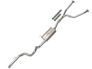 AFE 49-46062 Apollo GT Series 2-1/2 IN 409 Stainless Steel Cat-Back Hi-Tuck Exhaust System