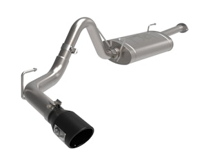 AFE 49-46063-B Apollo GT Series 2-1/2 IN to 3 IN 409 SS Cat-Back Exhaust System w/ Black Tip