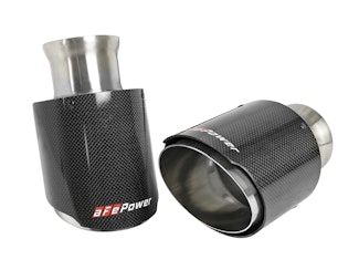 AFE 49C32068-C MACH Force-Xp 4-1/2 IN Carbon Fiber OE Replacement Exhaust Tips
