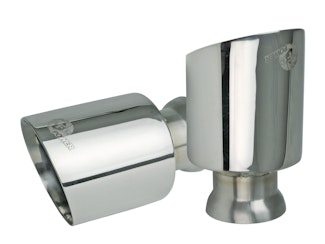 AFE 49C32068-P MACH Force-Xp 4-1/2 IN Carbon Fiber OE Replacement Exhaust Tips