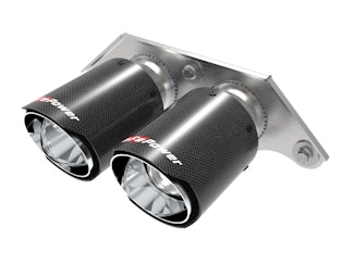 AFE 49C36435-C MACH Force-Xp 4 IN Carbon Fiber OE Replacement Exhaust Tips