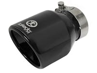 AFE 49T25404-B061 Takeda 304 Stainless Steel Clamp-on Exhaust Tip Black