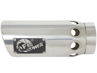 AFE 49T40502-P121 MACH Force-Xp 4in 409 Stainless Steel Intercooled Exhaust Tip Polished