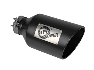 AFE 49T40801-B15 MACH Force-Xp 409 Stainless Steel Clamp-on Exhaust Tip Black