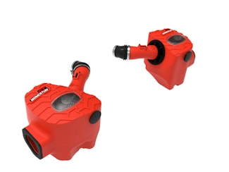 AFE 50-70100DR Momentum GT Cold Air Intake System Red w/ Pro DRY S Filter
