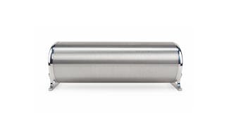 Air Lift Performance 15218 18" FLO Tank - (2) 1/4", (2) 3/8", (1) 1/8" end ports, & 1/8" drain port