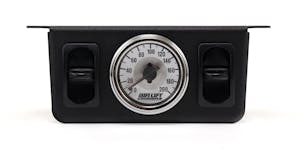 Air Lift Performance 26229 Dual Needle Gauge with two paddle switches - 200 PSI