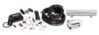 Air Lift Performance 27682 3P Air Management (1/4" Air Line, 4 Gallon 5-Port Lightweight Raw Alum Tank