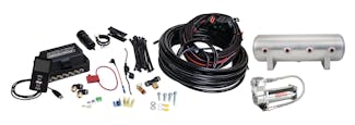 Air Lift Performance 27686 3P Air Management (3/8" Air Line, 2.5 Gallon Lightweight Raw Aluminum Tank