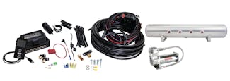 Air Lift Performance 27688 3P Air Management (3/8" Air Line, 5 Gallon Lightweight Raw Aluminum Tank