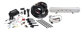 Air Lift Performance 27693 3H Air Management (1/4" Air Line, 5 Gallon Lightweight Raw Aluminum Tank