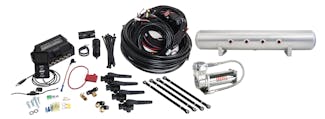Air Lift Performance 27698 3H Air Management (3/8" Air Line, 5 Gallon Lightweight Raw Aluminum Tank