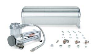 Air Lift Performance 27762 18" FLO Tank w/ Viair 444c Compressor 1/4" & 3/8" fittings and mounting hardware