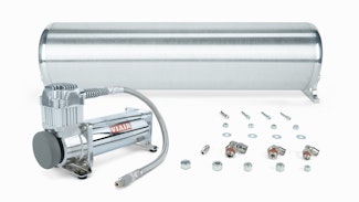 Air Lift Performance 27763 24" FLO Tank w/ Viair 444c Compressor 1/4" & 3/8" fittings and mounting hardware