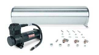 Air Lift Performance 27768 24" FLO Tank w/ Viair 444c black Compressor 1/4" & 3/8" fittings, hardware
